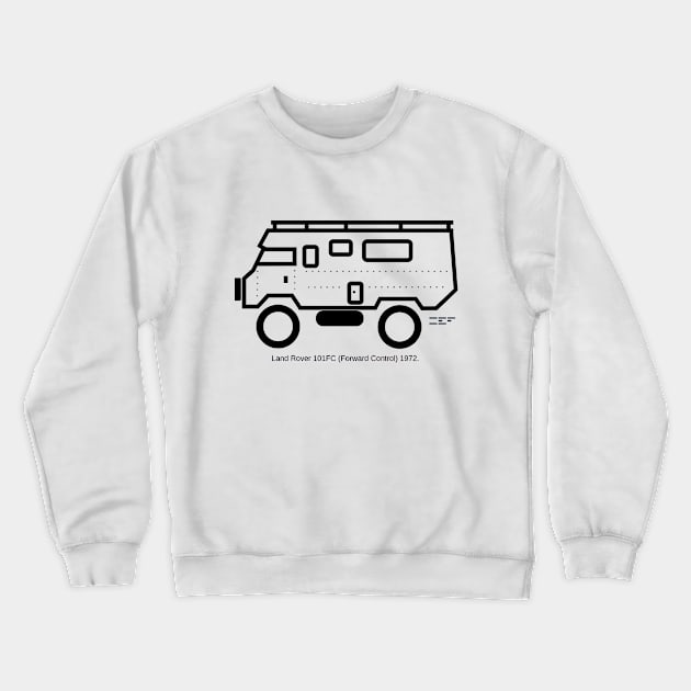 Land Rover 101 Forward Control Crewneck Sweatshirt by CEF DESIGNS